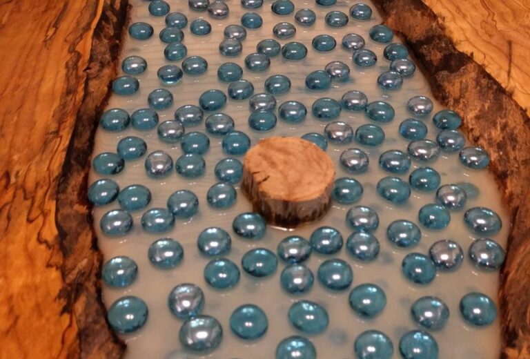 Glow in the Dark Live Edge Table (Part 2: I Fucking Hate Epoxy)