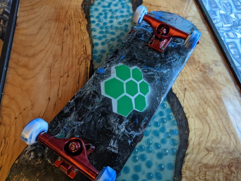 Hydrodipped Skateboard